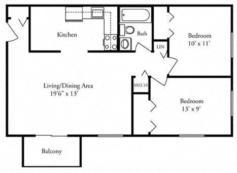 a diagram of a floor plan of a house
